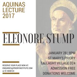 Eleonore Stump Will Give the Aquinas Lecture 2017 